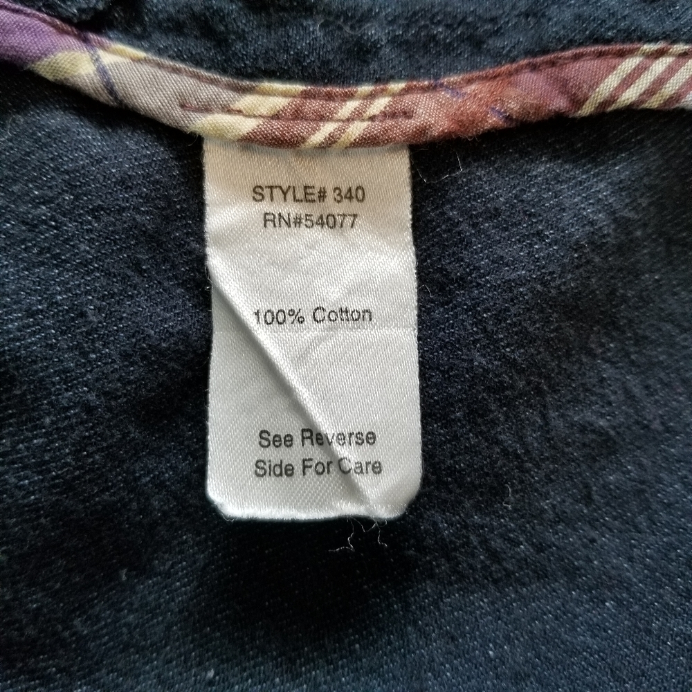 Cabi 340 blue denim button long jacket SZ Small - Picture 8 of 9